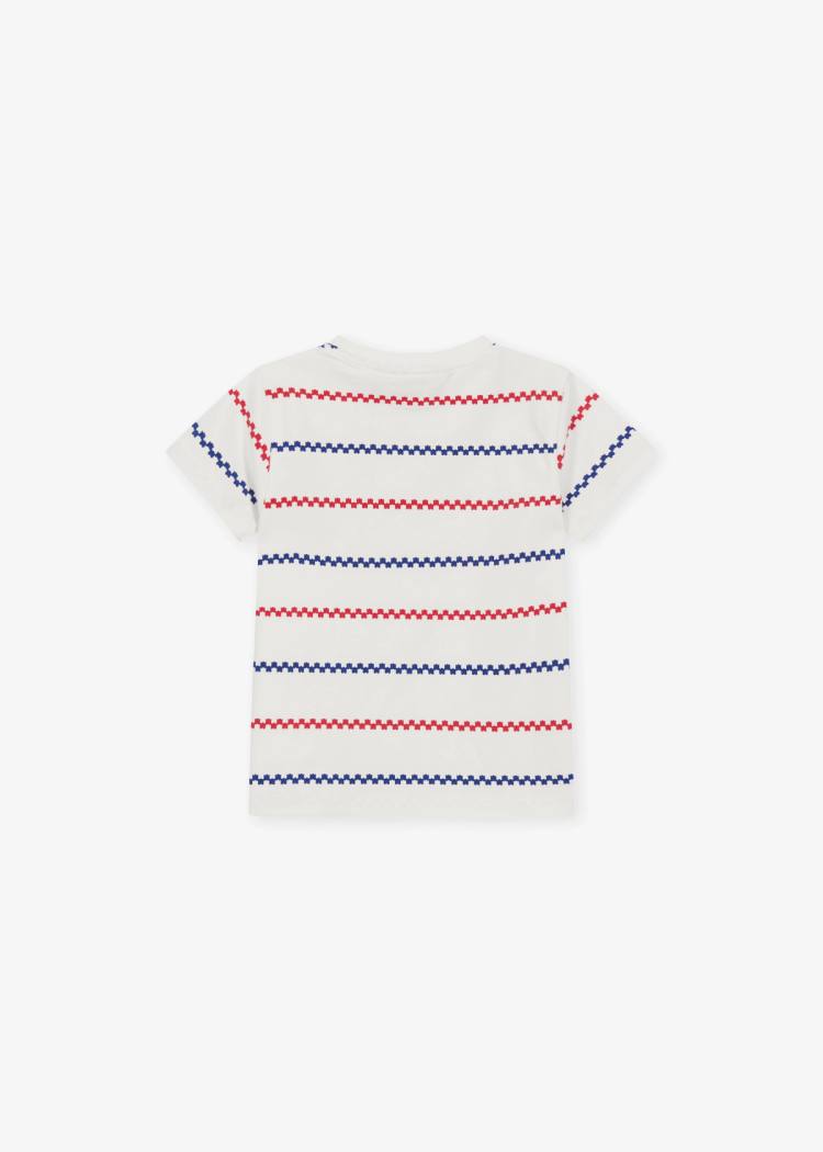 Secondary product image for "T-shirt Barn Käringön Rand Offwhite"