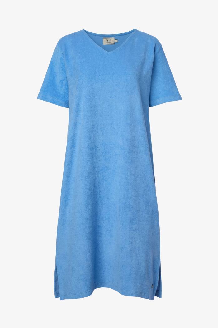 Secondary product image for "Hilda Frotté Klänning Blå"