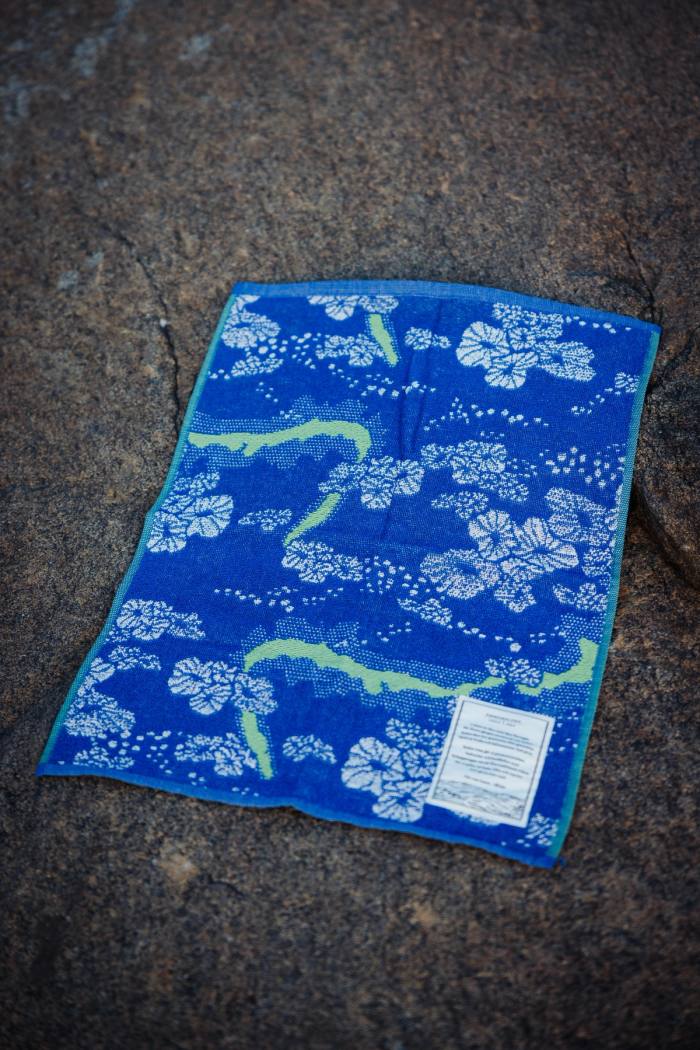 Secondary product image for "Gästhandduk Sockertång Blå"