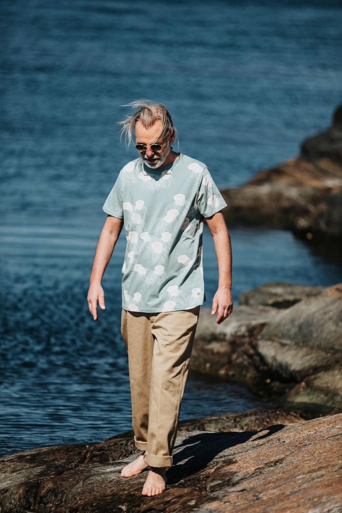Secondary product image for "T-shirt Manet Grön"