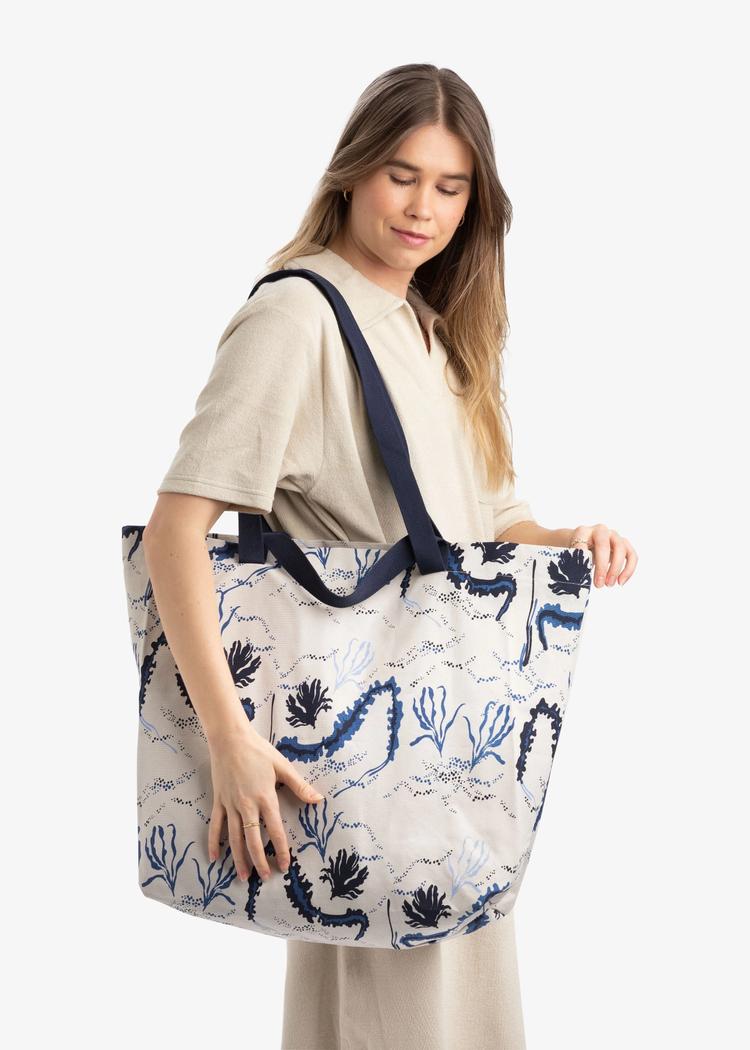 Secondary product image for "Go To Beach Bag Large Tång Beige"