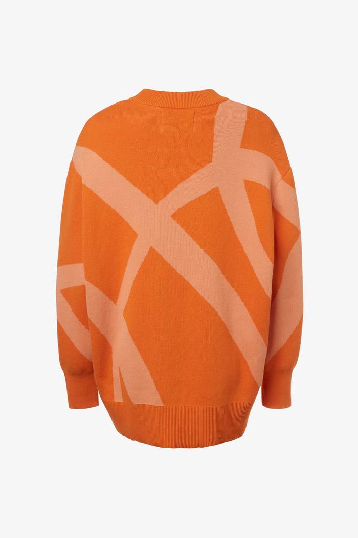 Secondary product image for "Brygg stickad tröja Peach"