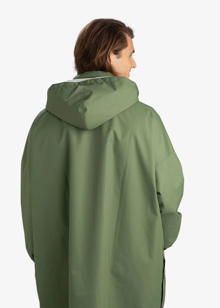 Secondary product image for "GBG Rain Poncho Khaki Green "