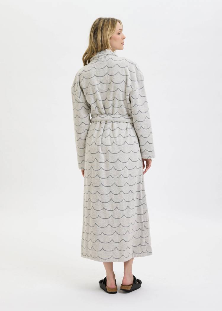 Secondary product image for "Bathrobe Wave Ecru Woman"