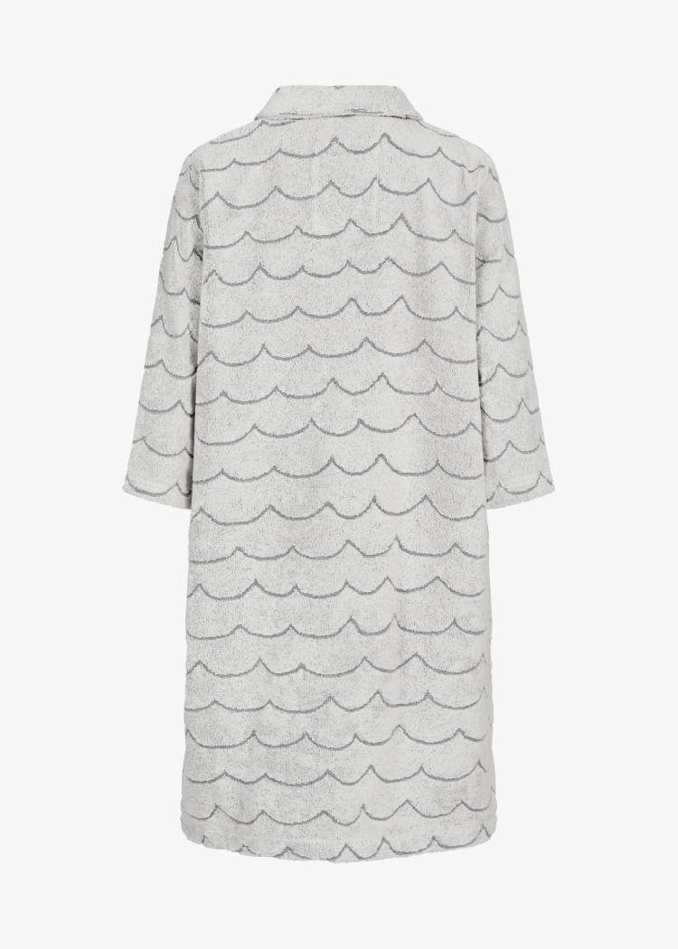 Secondary product image for "Bathrobe Ladies Wave Ecru"