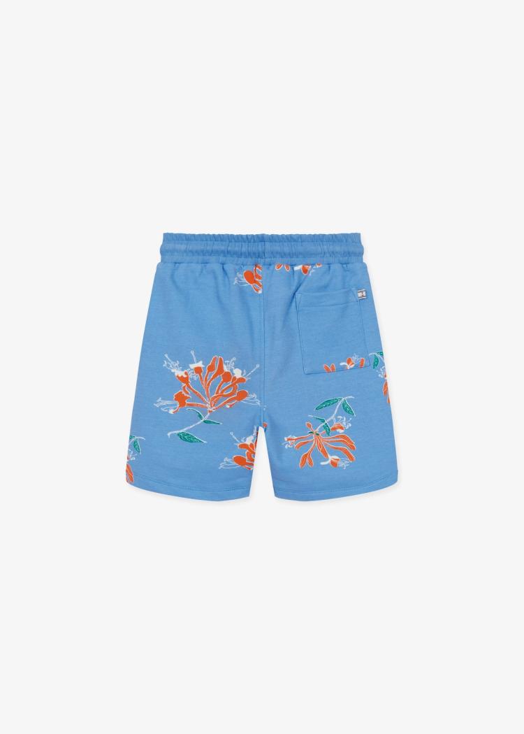 Secondary product image for "Wo Sweat Shorts Honey Suckle Blue Kids"