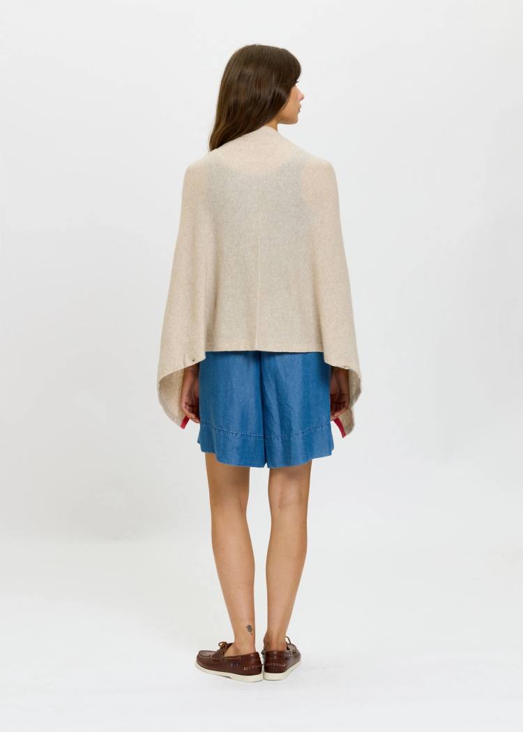 Secondary product image for "Kari Poncho Sand"