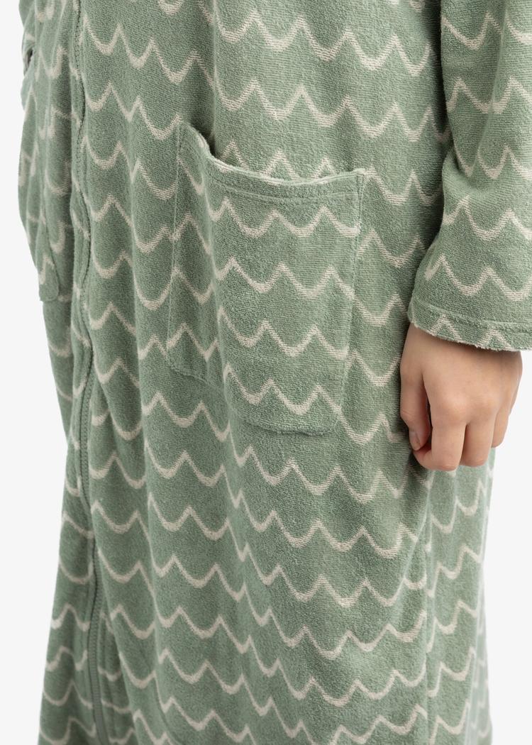 Secondary product image for "Bathrobe Archipelago Green Wave Long"