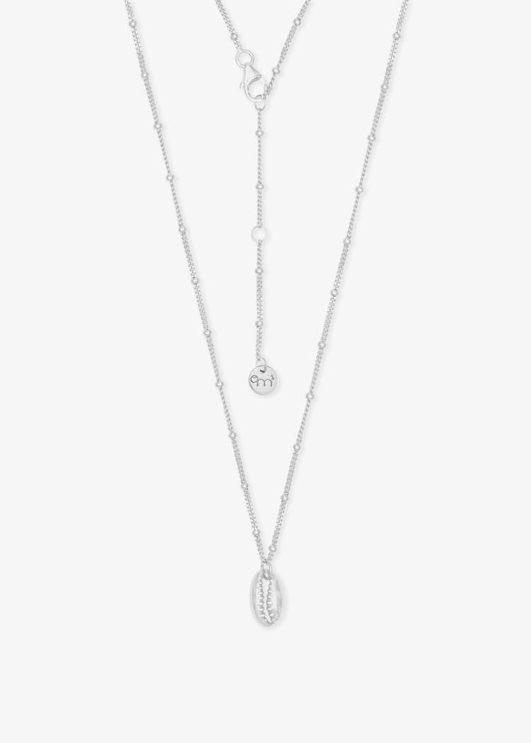 Secondary product image for "Halsband Snäcka Strand Silver"