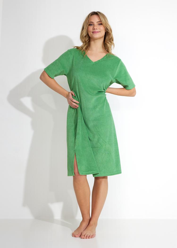 Secondary product image for "Hilda Terry Dress Green
 
"