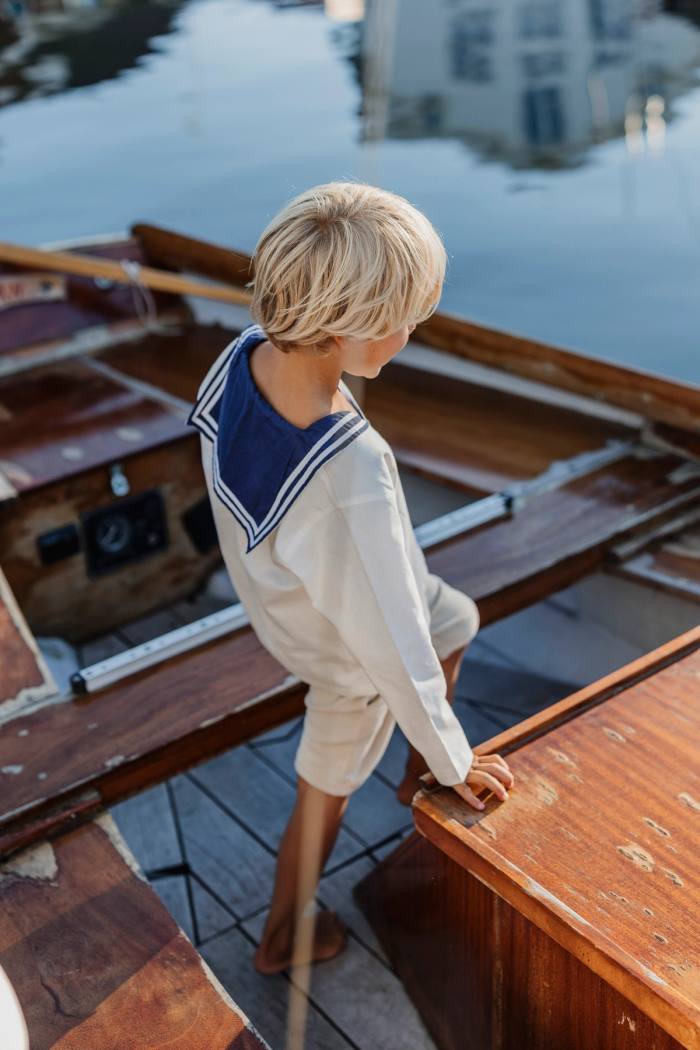 Secondary product image for "Håkan Mini Matros Skjorta"