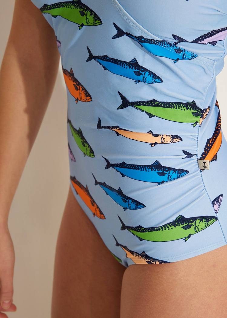 Secondary product image for "Astri Swimsuit Mackerel Multi"