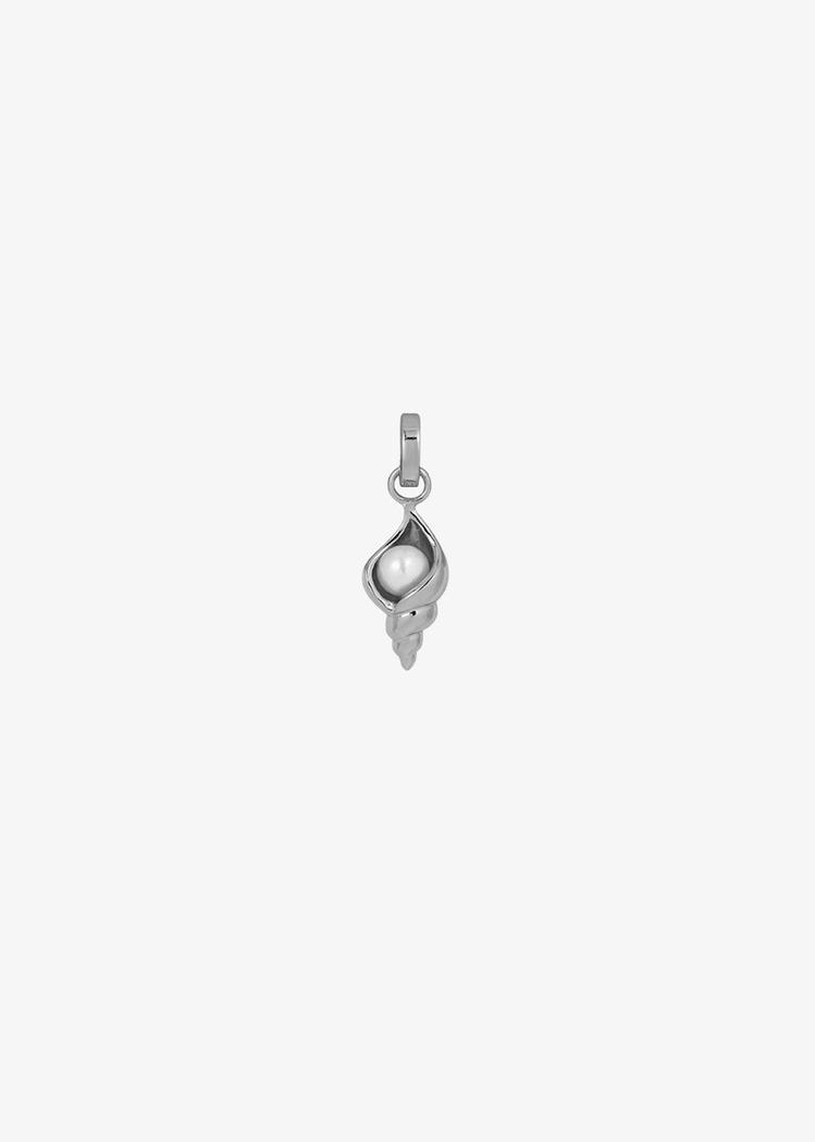 Secondary product image for "Berlock Snäcka Pärla Silver"
