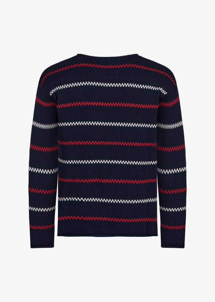 Secondary product image for "Käringö Knitted Sweater Navy"