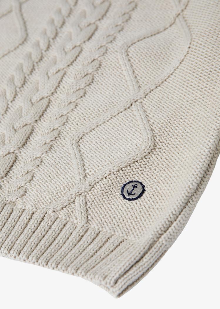 Secondary product image for "Måseskär Stickad Tröja Barn Off-white"