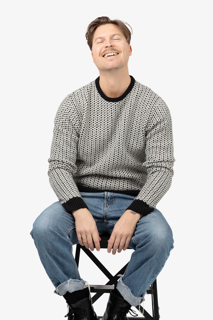 Secondary product image for "Evert Stickad Tröja"
