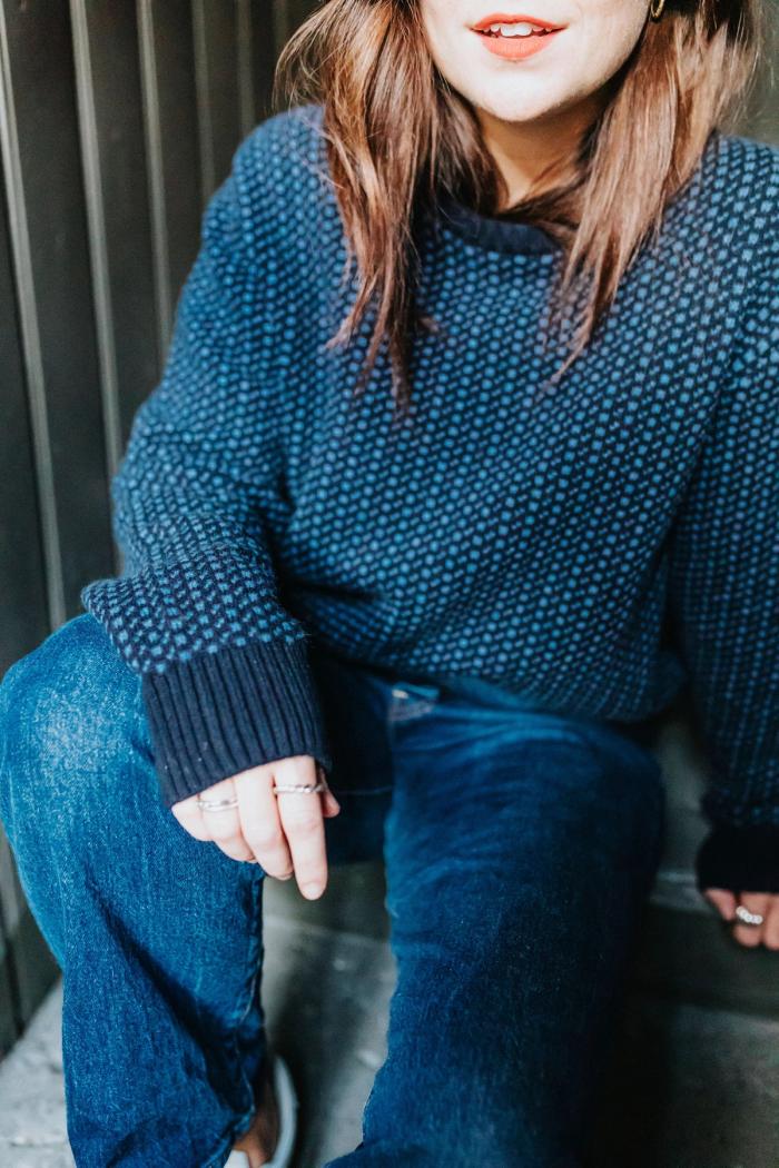 Secondary product image for "Olga Knit Navy"