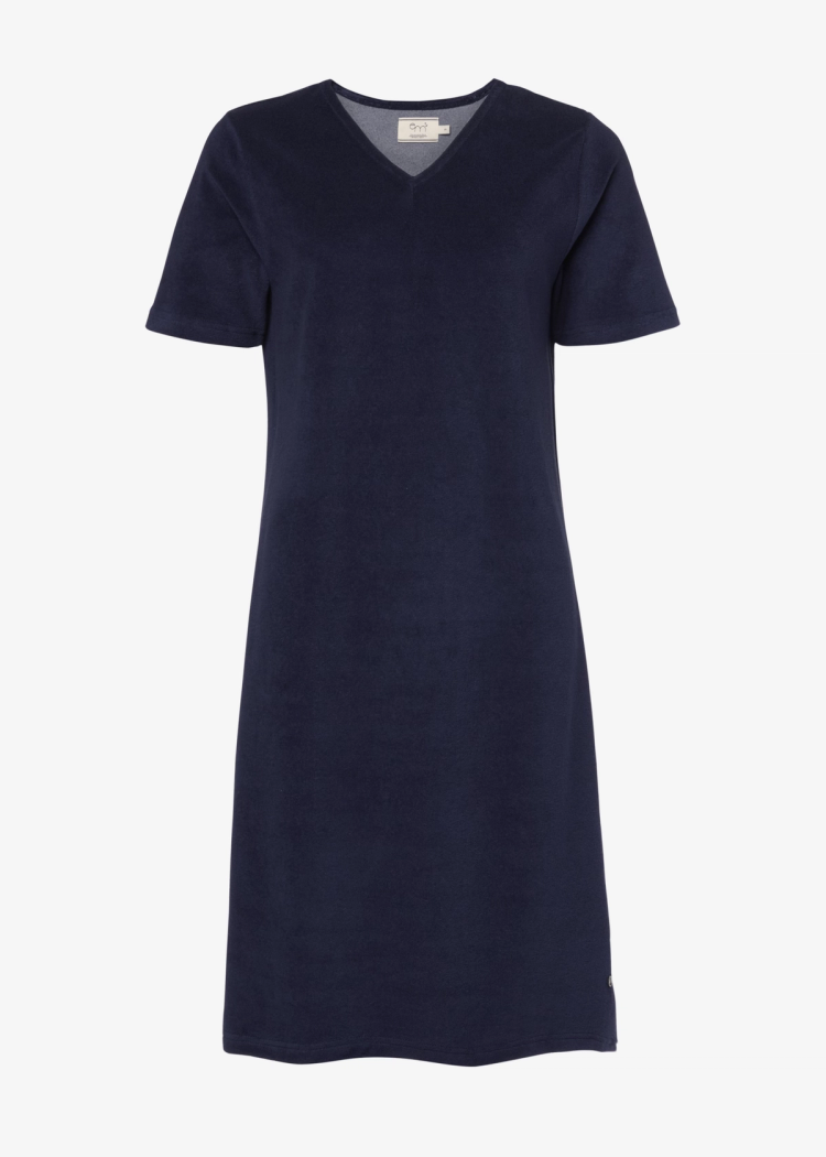 Secondary product image for "Hilda Frottéklänning Navy"