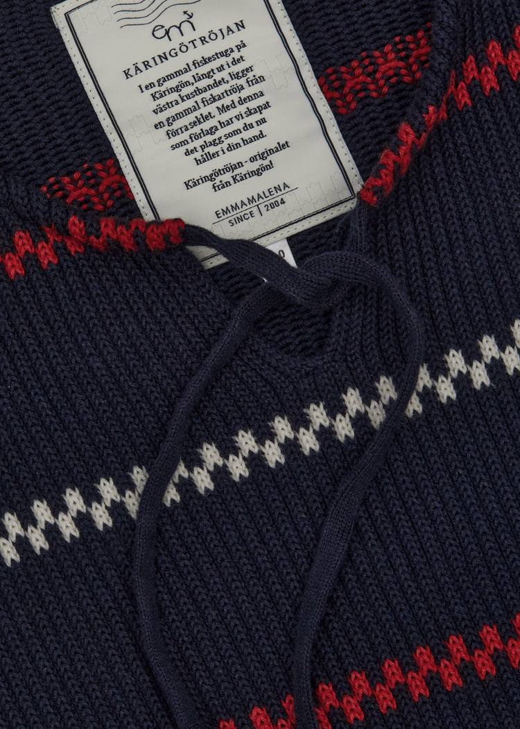 Secondary product image for "Käringö Knitted Sweater Kids Navy"