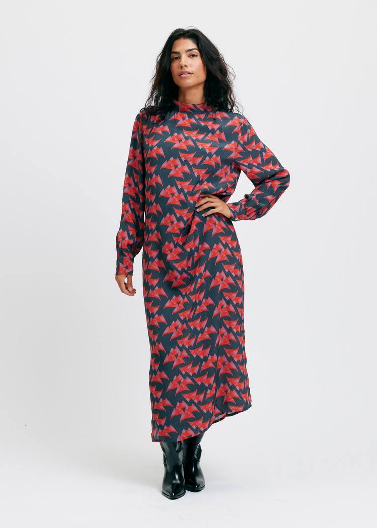 Secondary product image for "Anne Klänning Fena Röd"