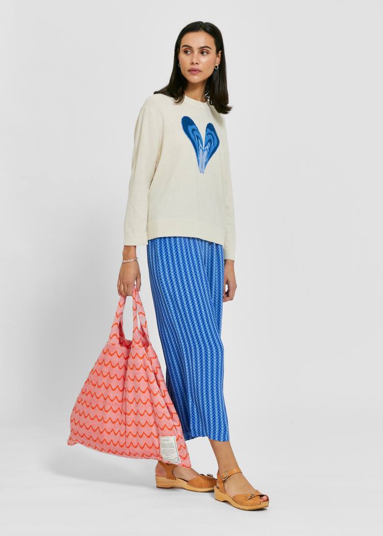 Secondary product image for "Tote Bag Terry Wave Pink Orange"