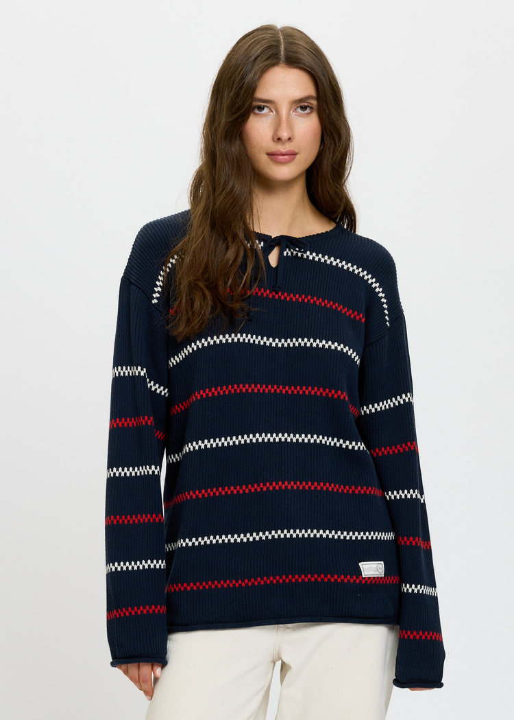 Secondary product image for "Käringö Knitted Sweater Navy"