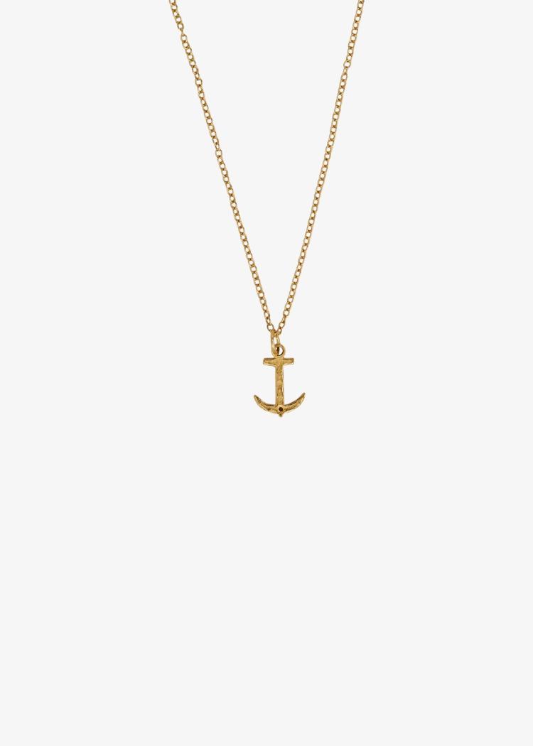 Secondary product image for "Necklace Anchor Gold"