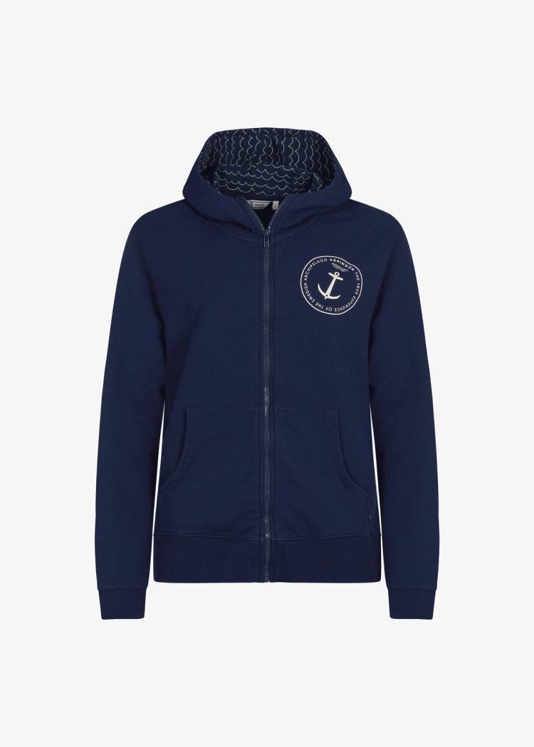 Secondary product image for "Hood Käringön Tvättad Marinblå Unisex"