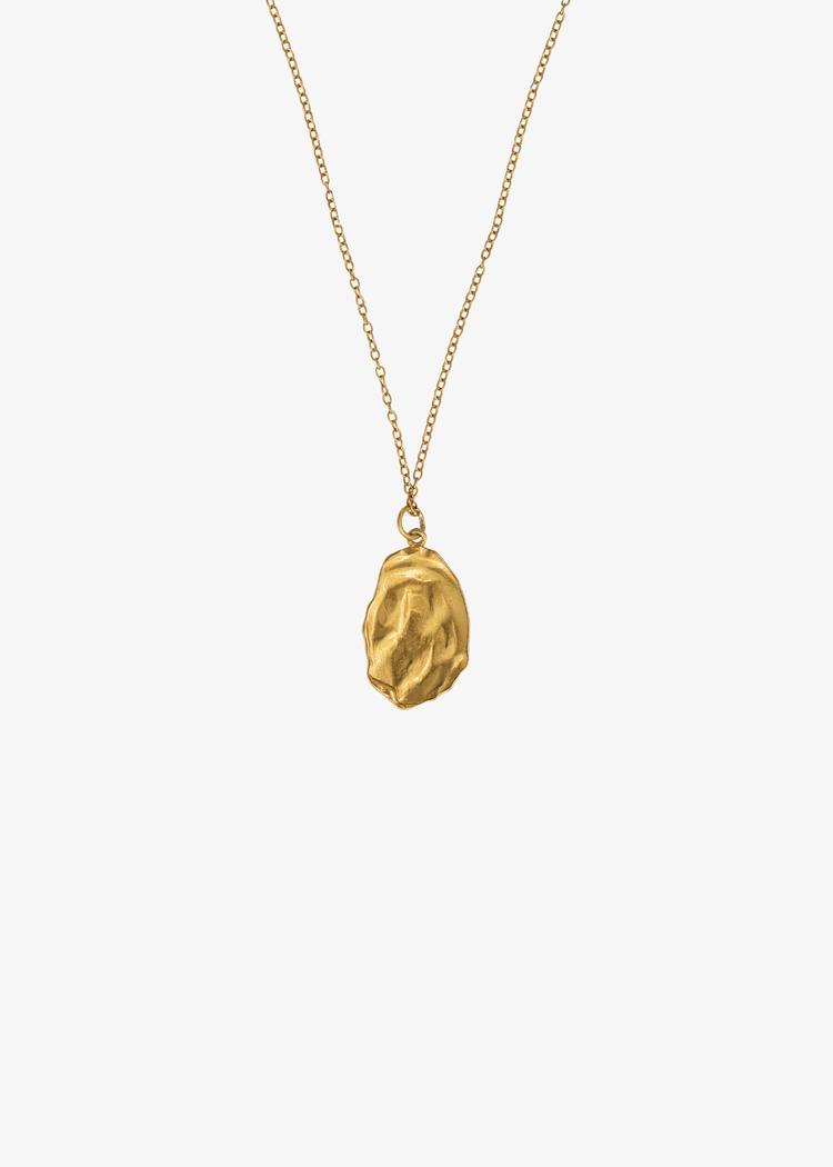 Secondary product image for "Necklace Oyster Gold"