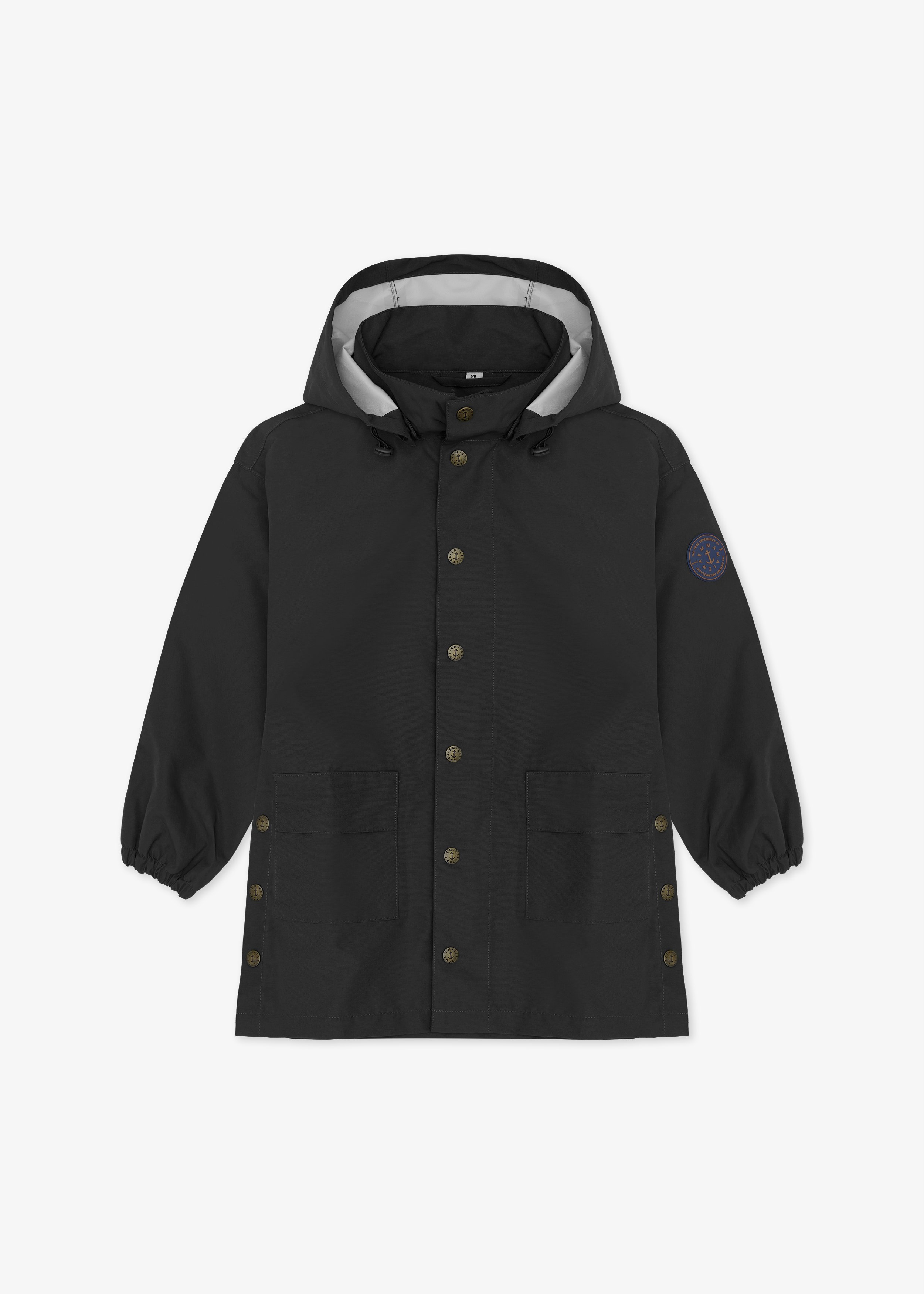 Barbour waterproof best sale jacket kids Black