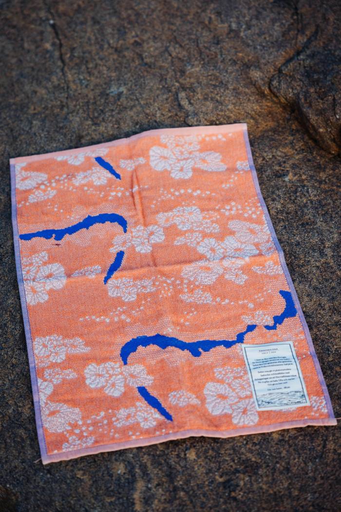 Secondary product image for "Gästhandduk Sockertång Peach"