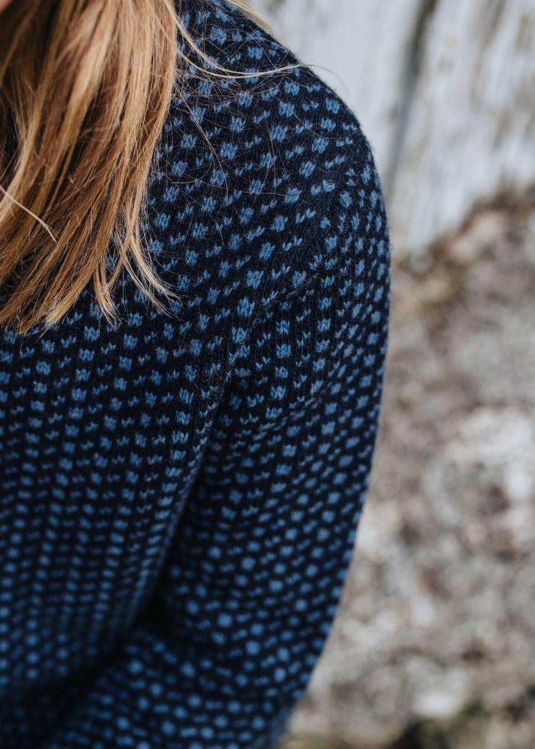 Secondary product image for "Vallerö Knit Sweater Kids Navy"