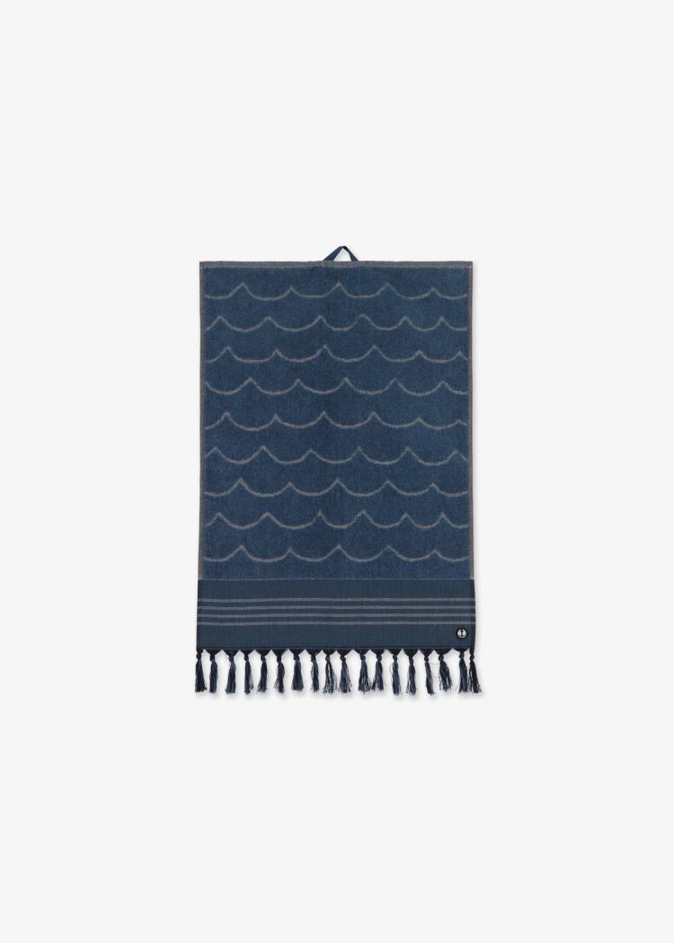 Secondary product image for "Guest Towel Wave Petrol"