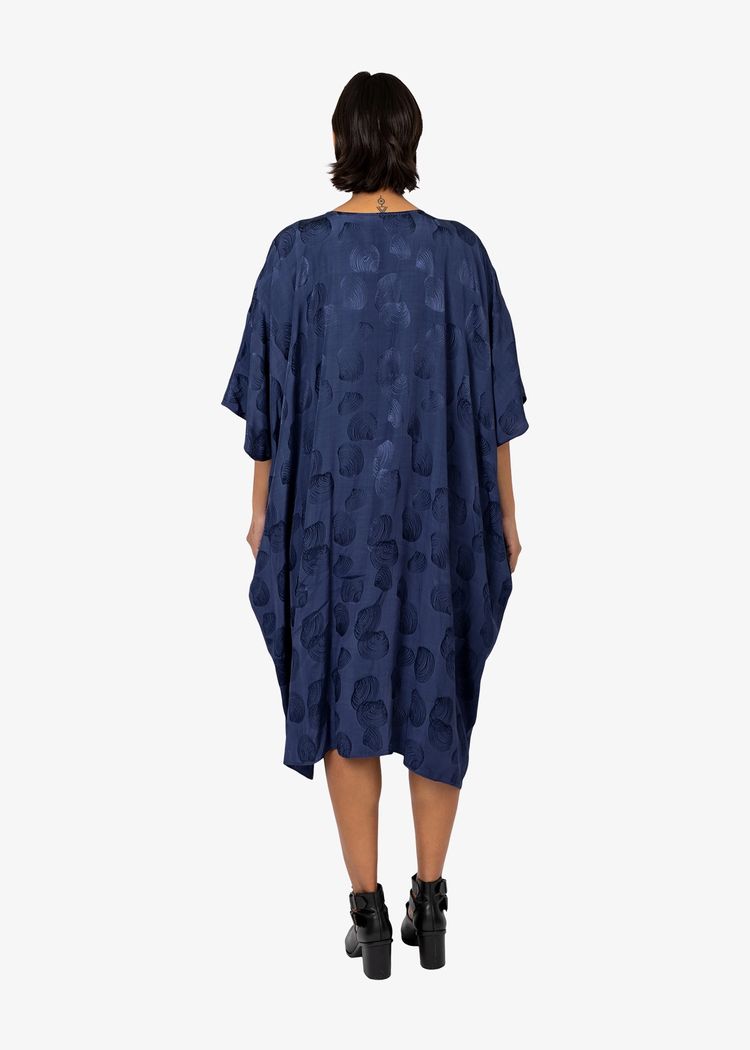 Secondary product image for "Leya Kaftan Snäcka Marinblå"