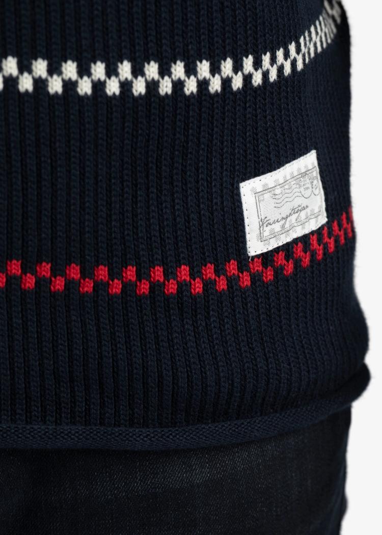 Secondary product image for "Käringö Knitted Sweater Navy"