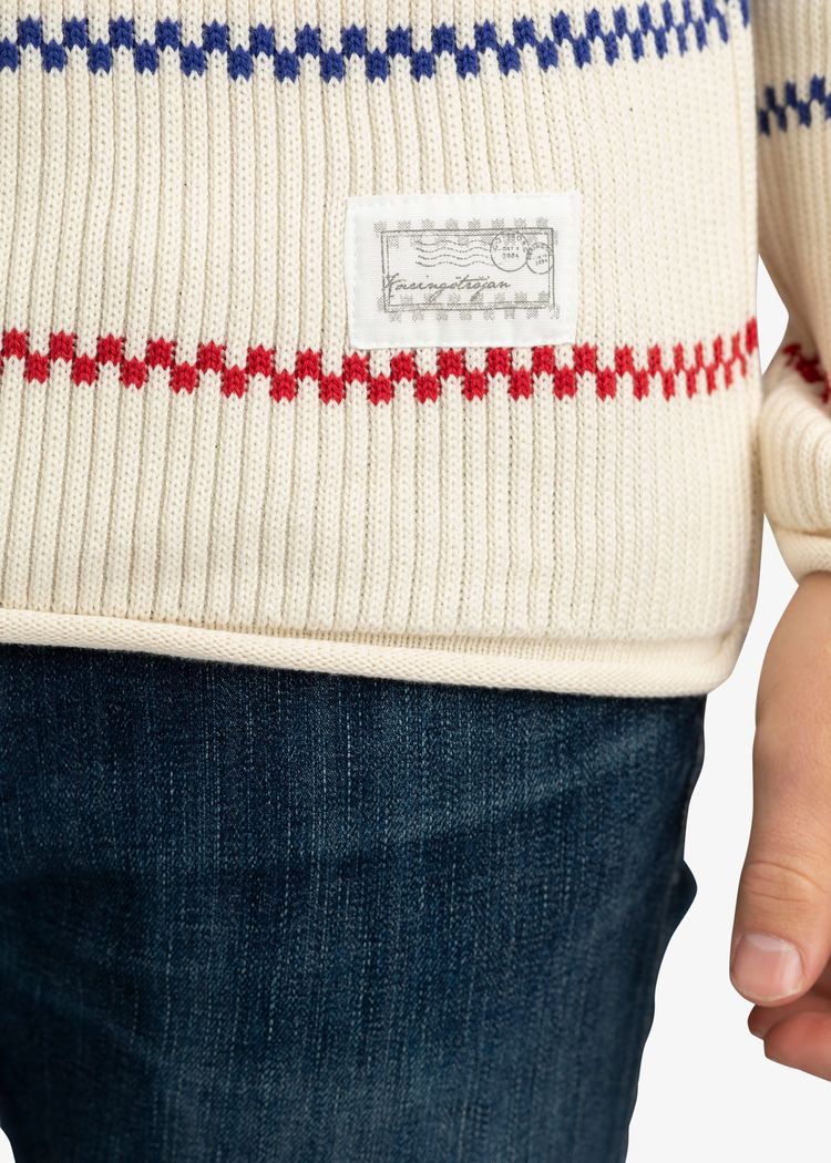 Secondary product image for "Käringö Knitted Sweater Off-white"