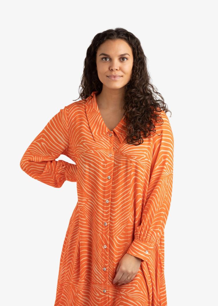 Secondary product image for "Linda Klänning Lax Orange"