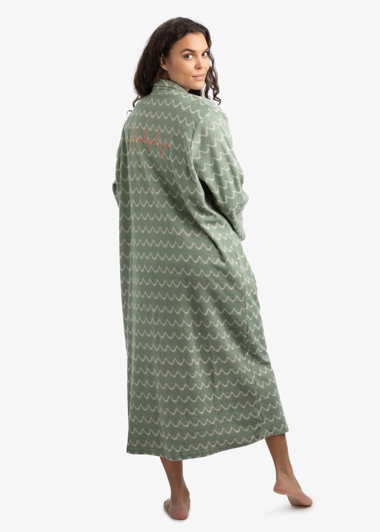 Secondary product image for "Bathrobe Archipelago Green Wave Long"