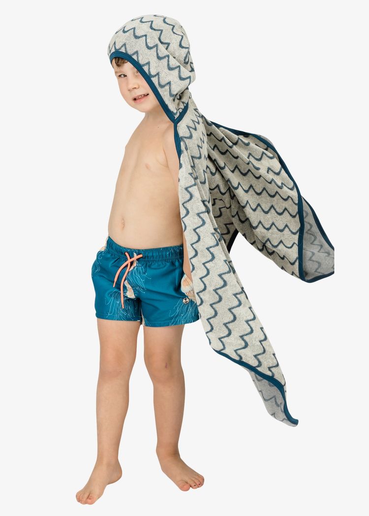 Secondary product image for "Babyhandduk Våg Off-white"