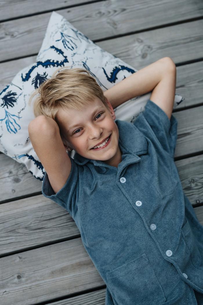 Secondary product image for "Terry Shirt Kids Petrol"
