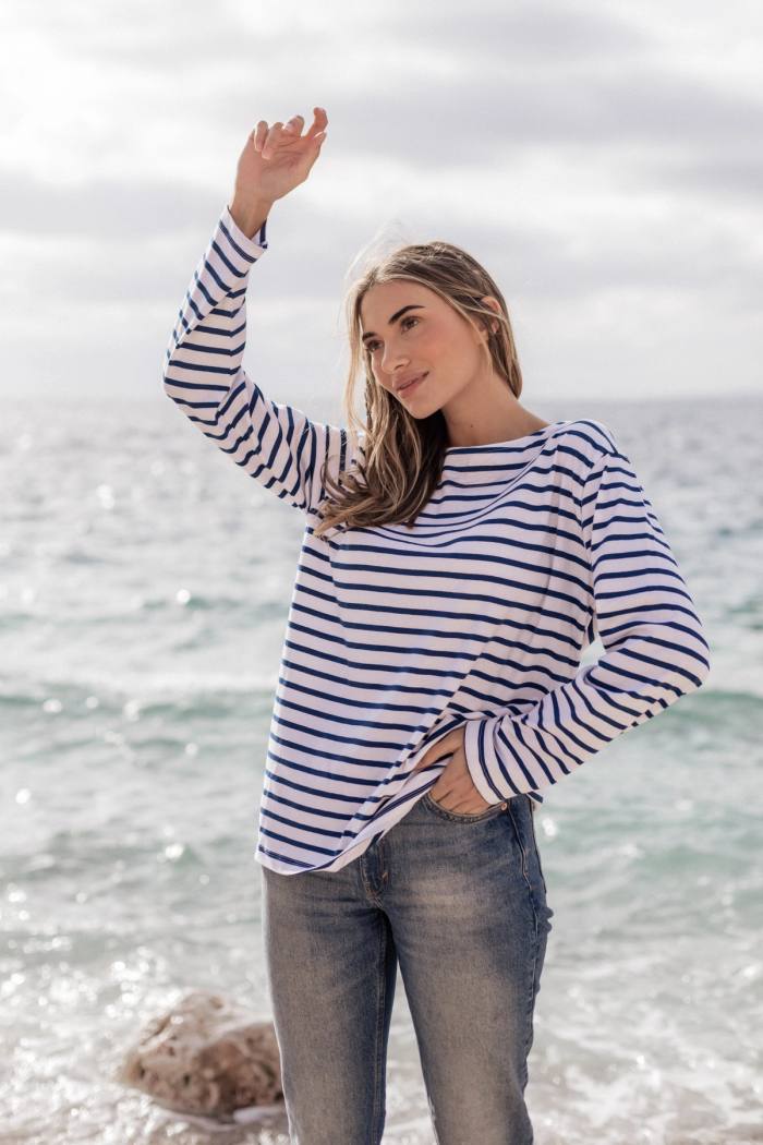 Secondary product image for "Marin Rand Vit Blå"