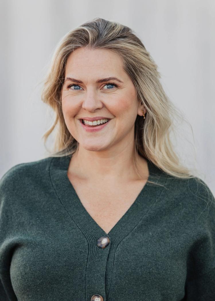 Secondary product image for "Signe Cardigan Green"