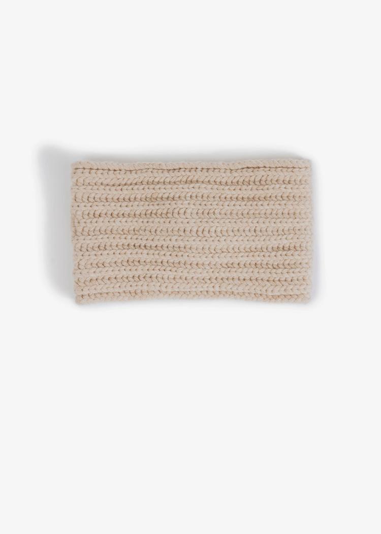 Secondary product image for "Stickat Pannband Beige"