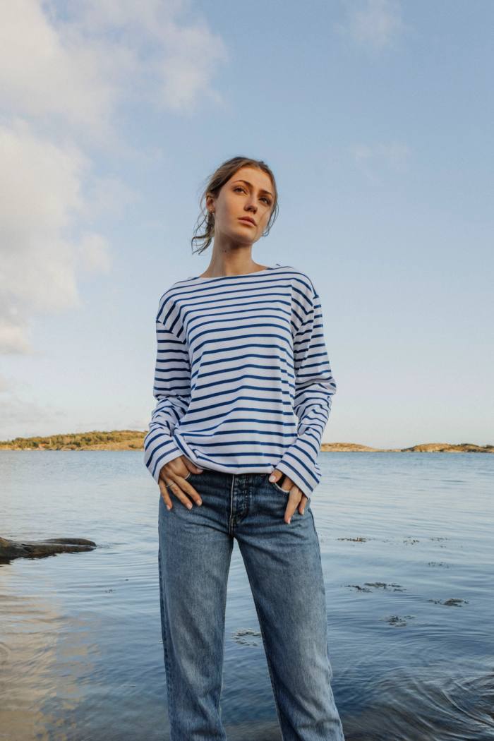 Secondary product image for "Marin Rand Vit Blå"