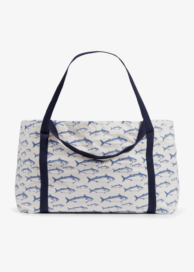 Secondary product image for "Go To Beach Bag XL Mackerel Vintage"
