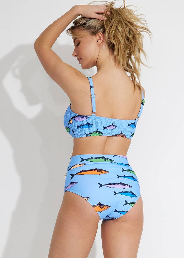 Secondary product image for "Ilse Waffle Bikini Trosa Makrill Multi"