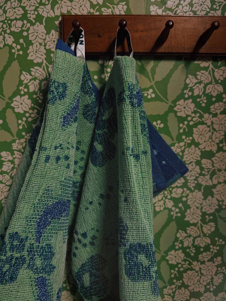 Secondary product image for "Gästhandduk Sockertång Blå"