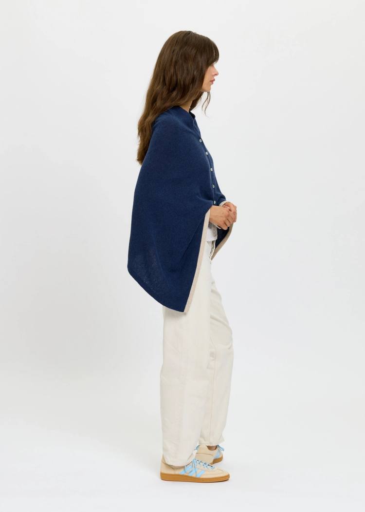 Secondary product image for "Kari Poncho Navy Sand"