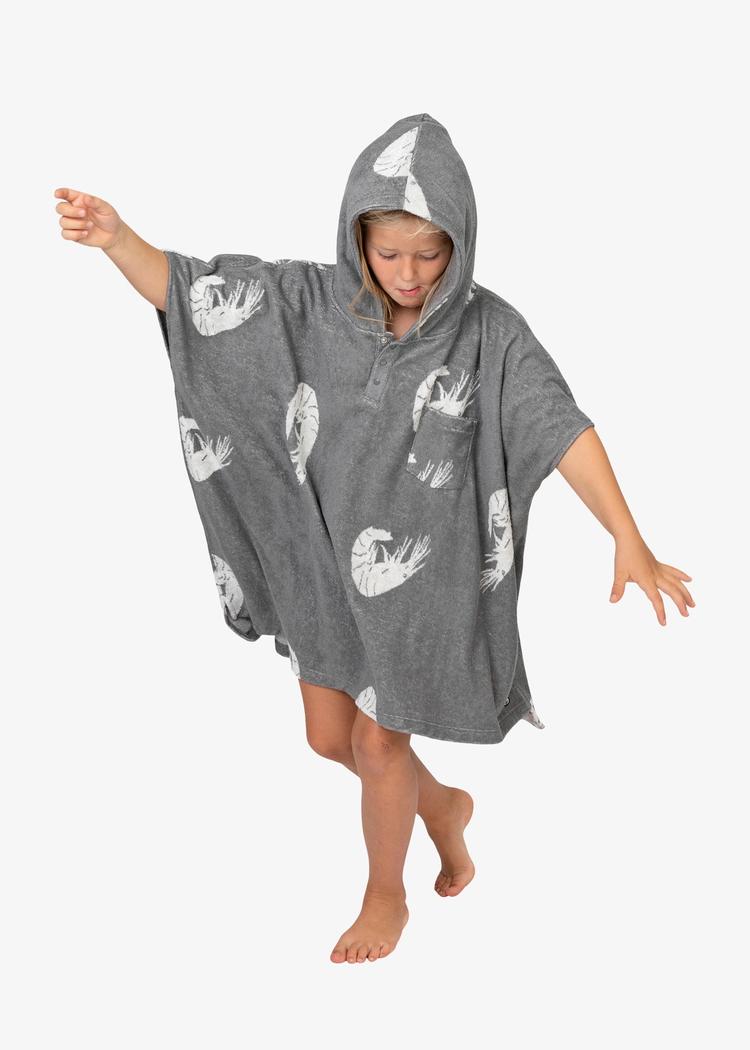 Secondary product image for "Frottéponcho Barn Räka"