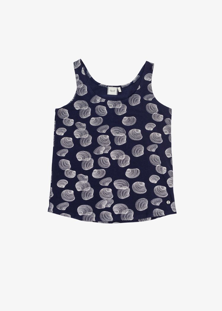 Secondary product image for "Melina Top Shell Navy"